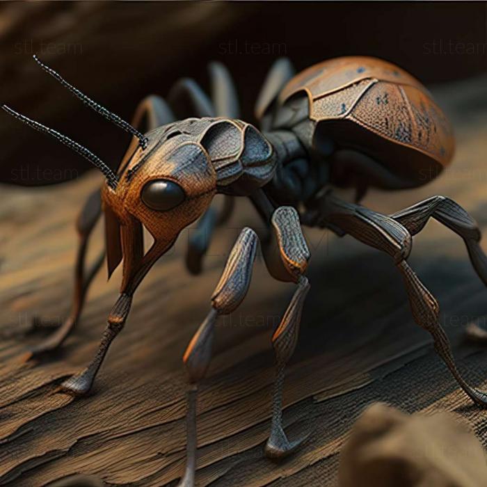 3D model Polyrhachis sokolova (STL)